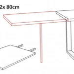 2 x 80cm