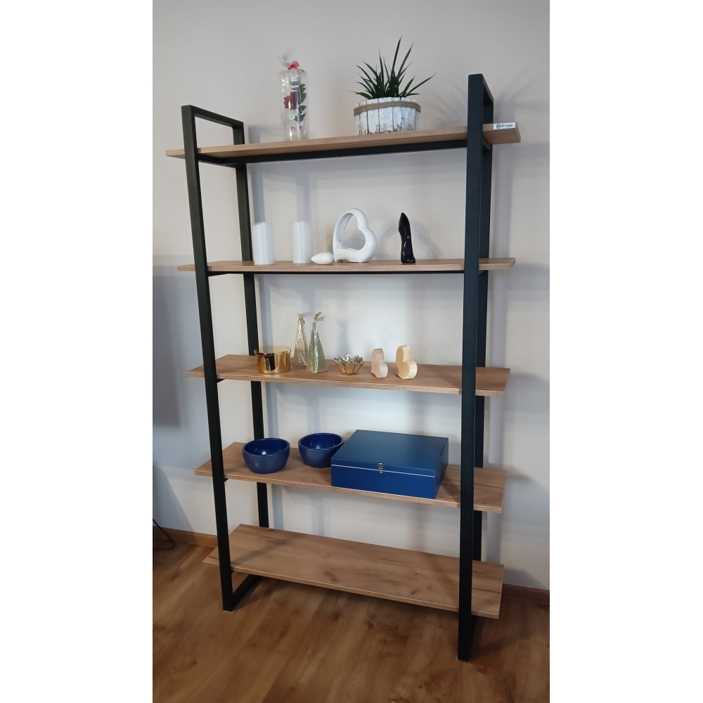 Regał Loftowy Mediolan - z blatem laminowanym - obrazek 5