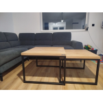 Stolik Kawowy 2w1 PALERMO - Laminat - LOFT – zdjęcie 8