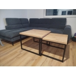 Stolik Kawowy 2w1 PALERMO - Laminat - LOFT – zdjęcie 2