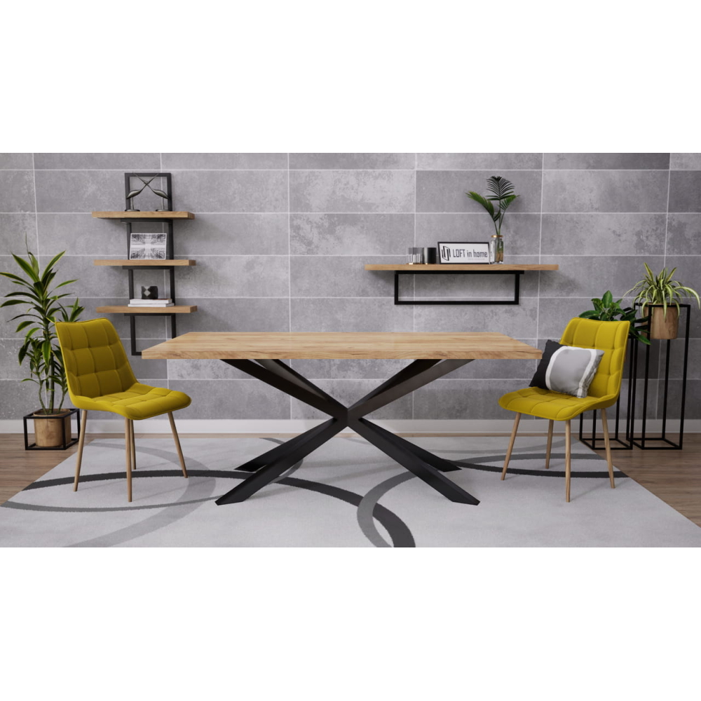 Stół loftowy TOKIO blat laminat LOFT - obrazek 10