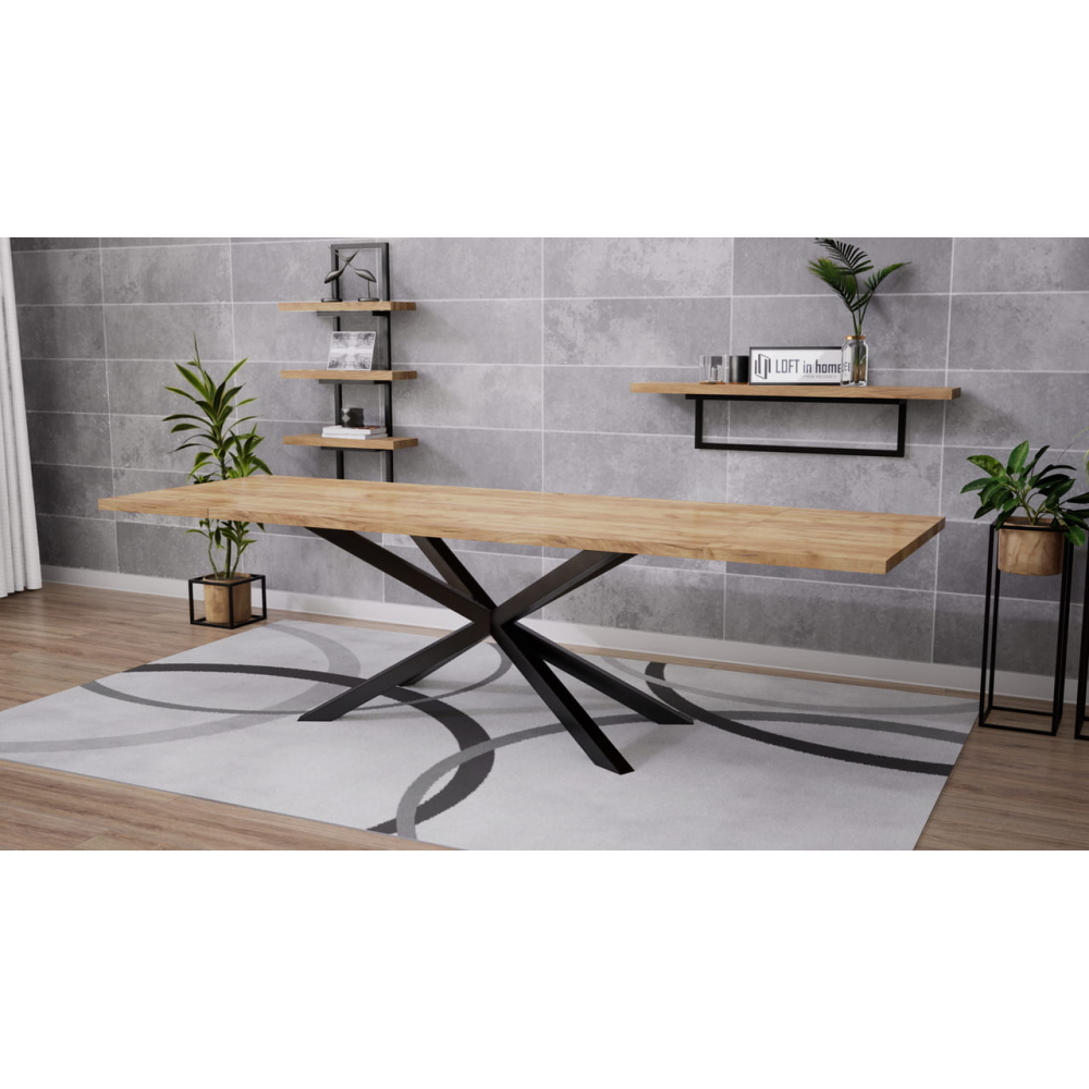 Stół loftowy TOKIO blat laminat LOFT - obrazek 2