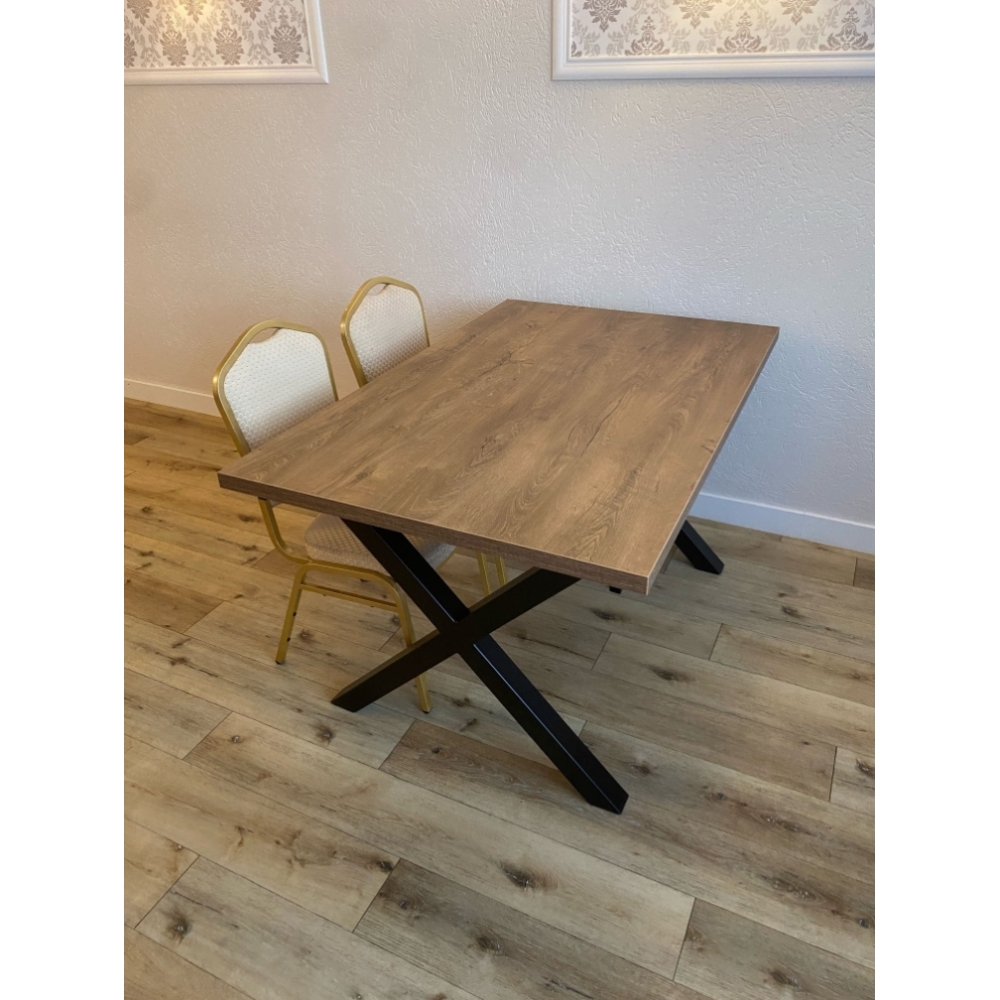 Stół loftowy ATLANTA blat laminowany - LOFT - obrazek 3