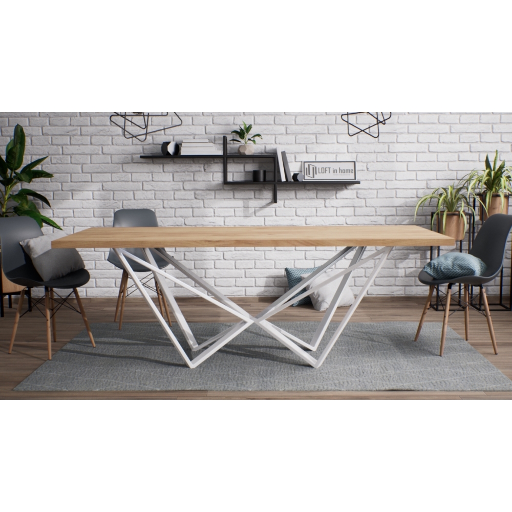 Stół industrialny BERLIN blat laminat - obrazek 6