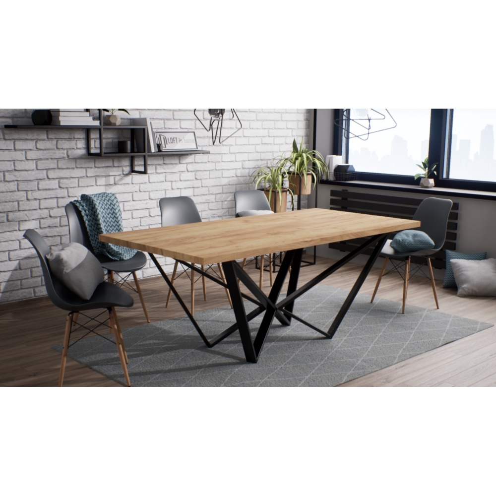 Stół industrialny BERLIN blat laminat - obrazek 7