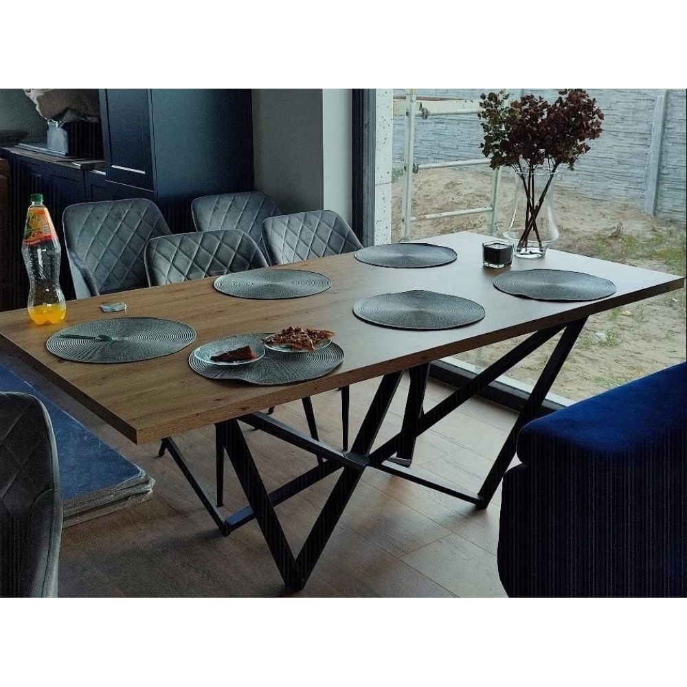Stół industrialny BERLIN blat laminat - obrazek 8