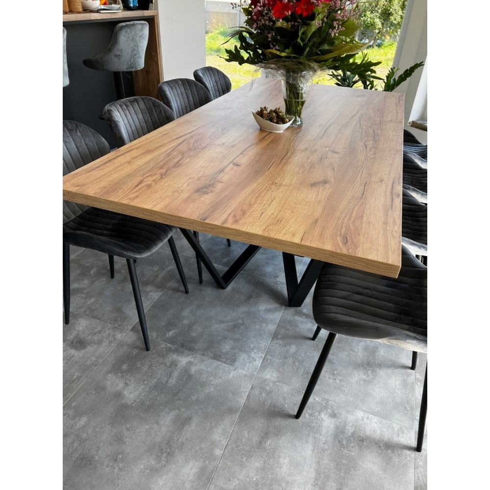 Stół industrialny BERLIN blat laminat - obrazek 9