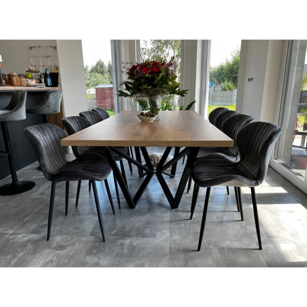 Stół industrialny BERLIN blat laminat - obrazek 11