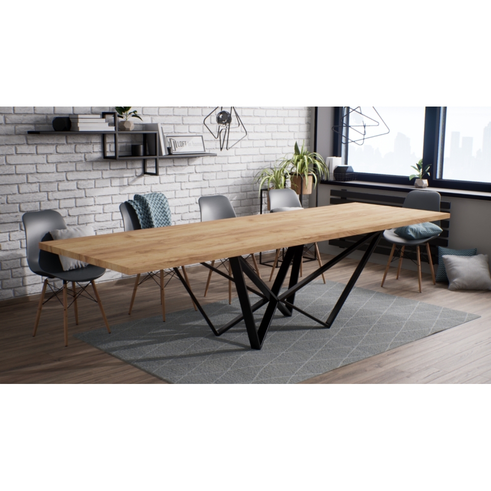 Stół industrialny BERLIN blat laminat - obrazek 12