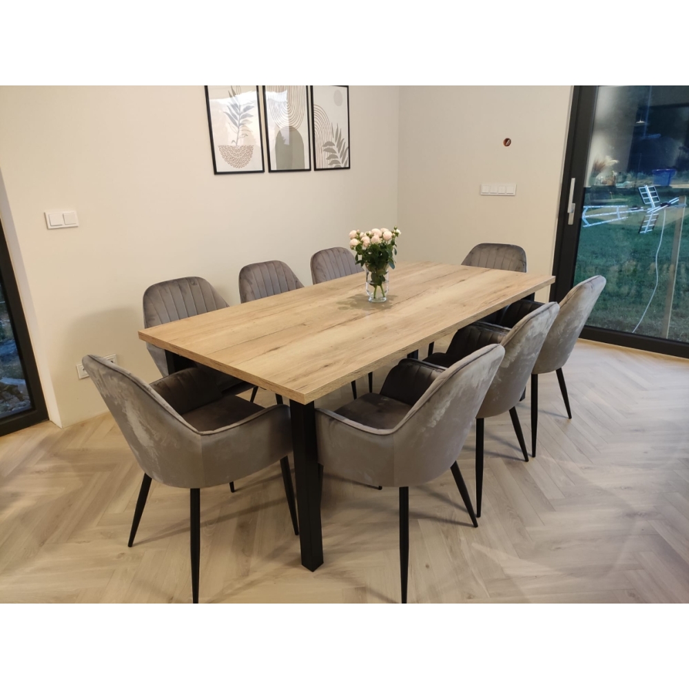 Stół industrialny DENVER - Laminat LOFT - obrazek 3