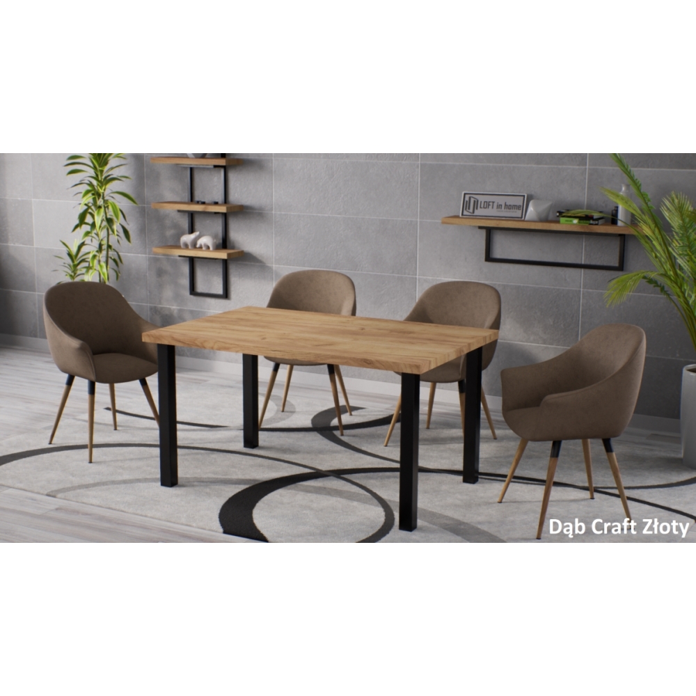 Stół industrialny DENVER - Laminat LOFT - obrazek 5