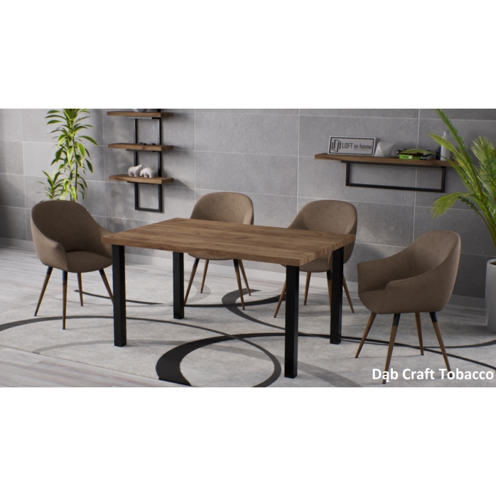 Stół industrialny DENVER - Laminat LOFT - obrazek 6