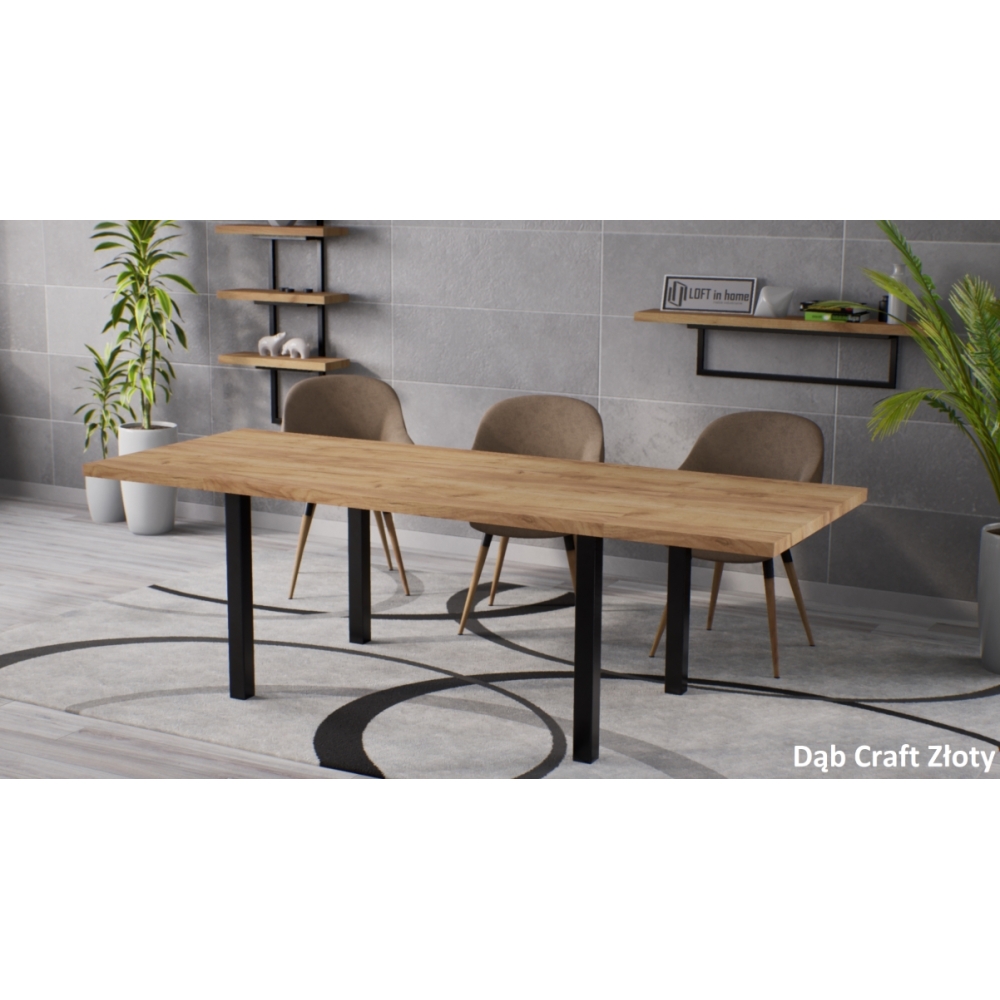 Stół industrialny DENVER - Laminat LOFT - obrazek 2