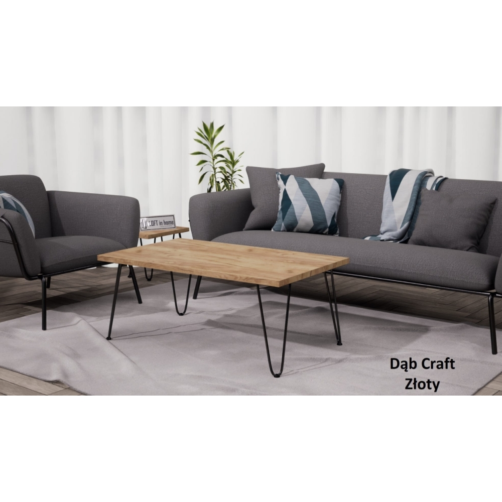 Stolik Kawowy MODENA - Laminat - LOFT - obrazek 2