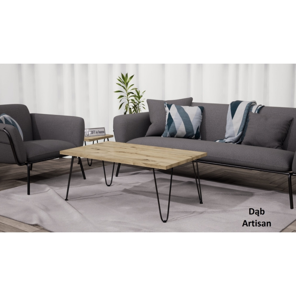 Stolik Kawowy MODENA - Laminat - LOFT - obrazek 4
