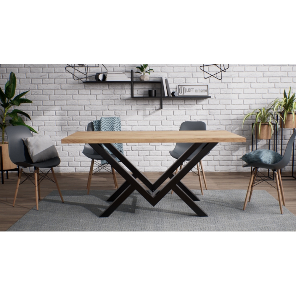 Stół OSAKA z blatem laminowanym LOFT - obrazek 3