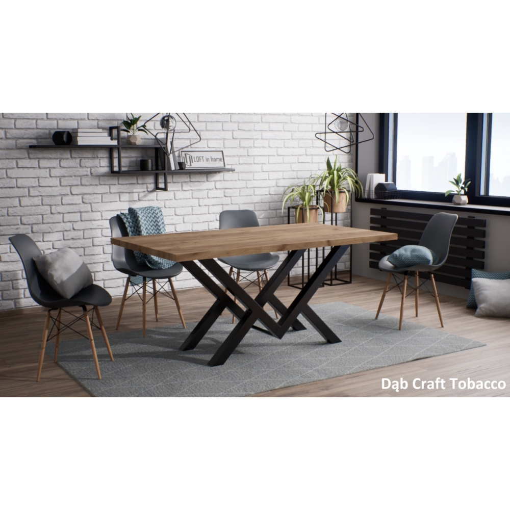 Stół OSAKA z blatem laminowanym LOFT - obrazek 5