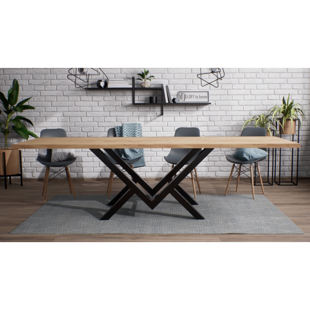 Stół OSAKA z blatem laminowanym LOFT - obrazek 2