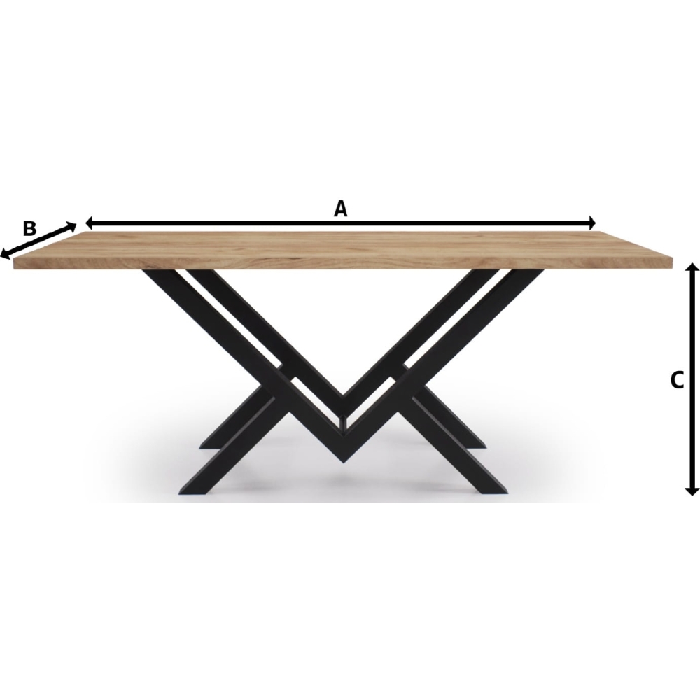 Stół OSAKA z blatem laminowanym LOFT - obrazek 13
