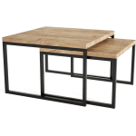 Stolik Kawowy 2w1 PALERMO - Laminat - LOFT – zdjęcie 4
