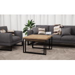 Stolik Kawowy 2w1 PALERMO - Laminat - LOFT – zdjęcie 9
