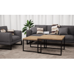 Stolik Kawowy 2w1 PALERMO - Laminat - LOFT – zdjęcie 13