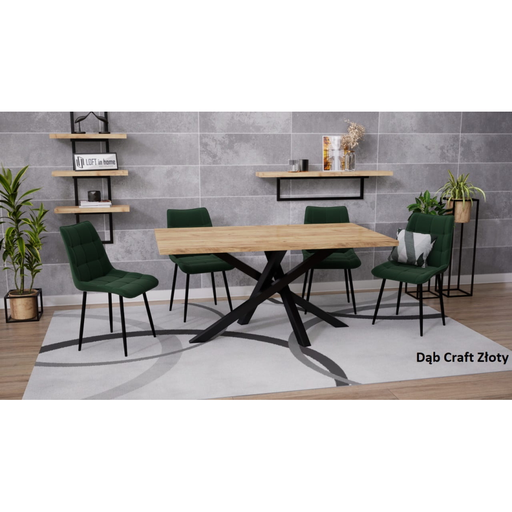 Stół loftowy SYDNEY blat laminowany - LOFT - obrazek 5