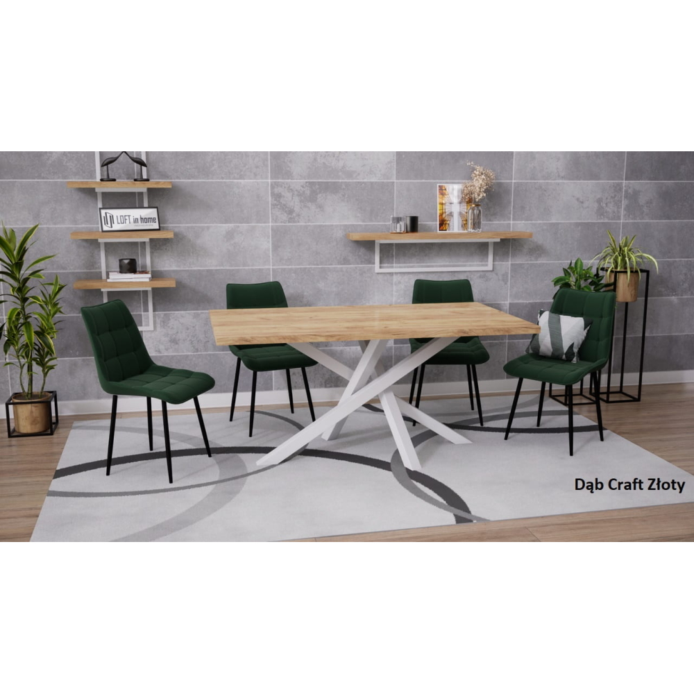 Stół loftowy SYDNEY blat laminowany - LOFT - obrazek 6