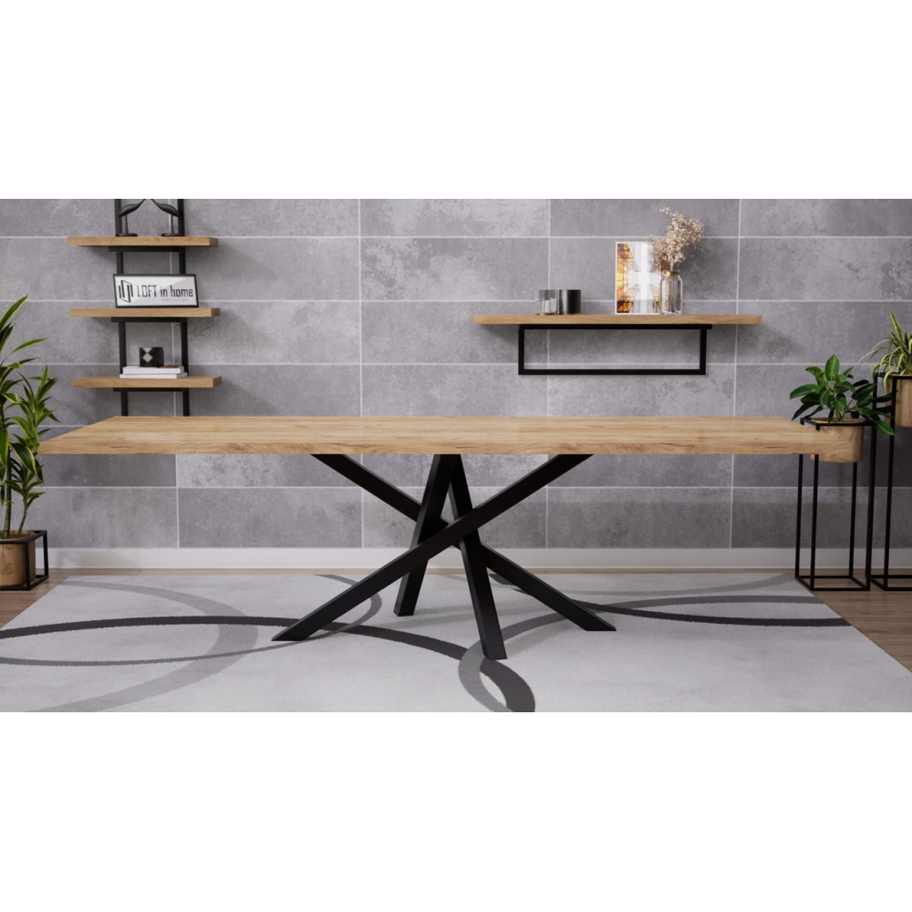 Stół loftowy SYDNEY blat laminowany - LOFT - obrazek 2