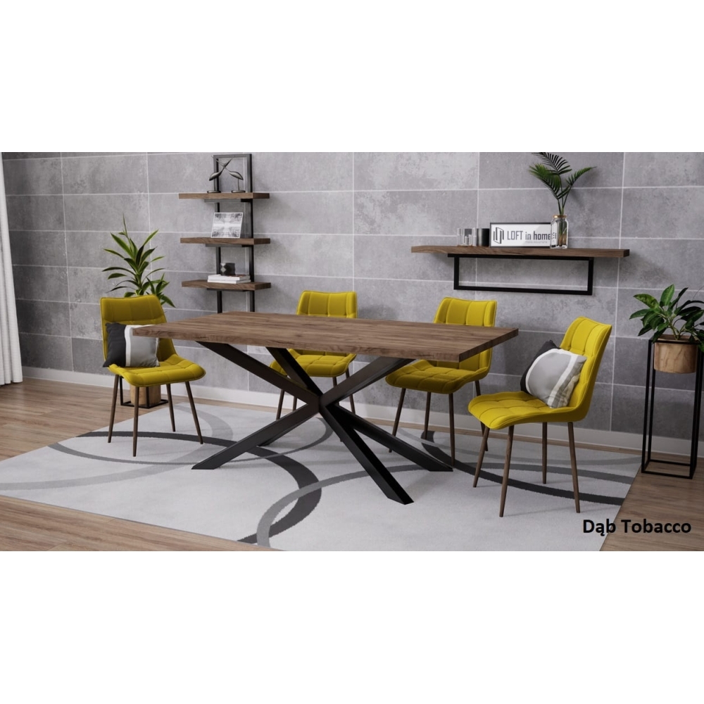 Stół loftowy TOKIO blat laminat LOFT - obrazek 8