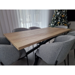 Stół rozkładany loftowy z blatem laminowanym Tokio – zdjęcie 16