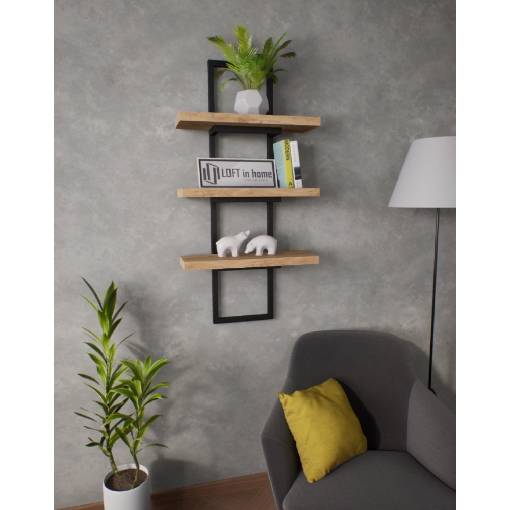 Półka wisząca WENECJA - Laminat -LOFT - obrazek 3