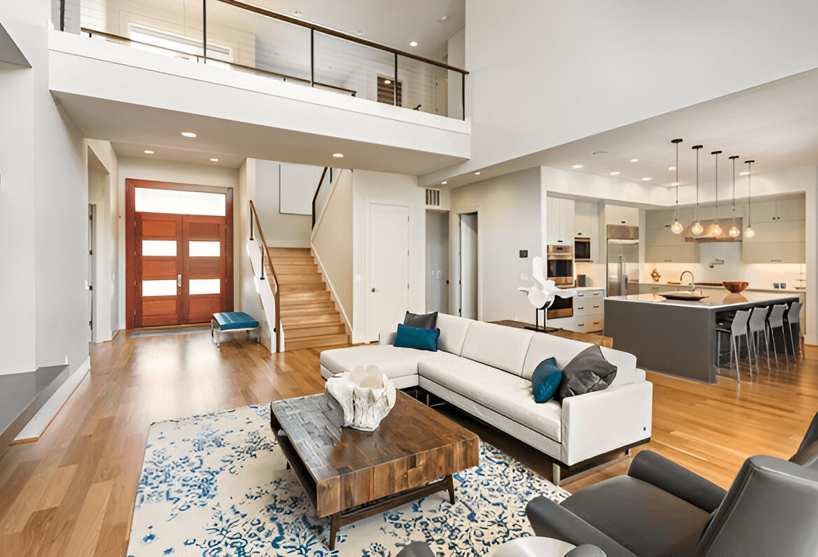 salon w stylu loft