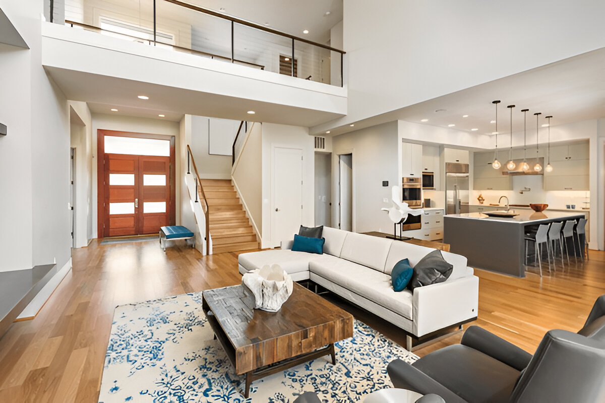 salon w stylu loft