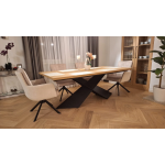 Stół rozkładany loftowy z blatem laminowanym Praga – zdjęcie 4