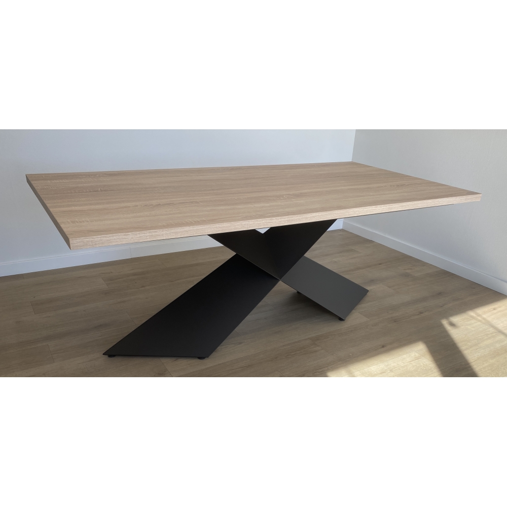 Stół rozkładany PRAGA z blatem laminowanym LOFT - obrazek 5