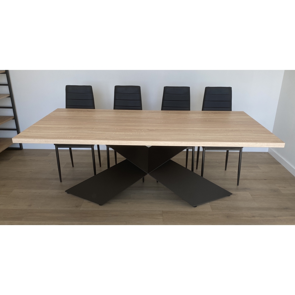 Stół rozkładany PRAGA z blatem laminowanym LOFT - obrazek 12