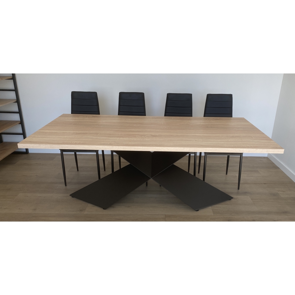 Stół rozkładany PRAGA z blatem laminowanym LOFT - obrazek 10