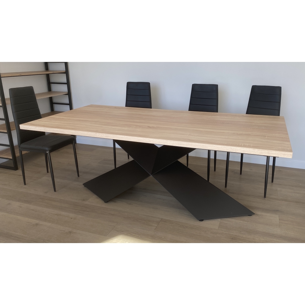 Stół rozkładany PRAGA z blatem laminowanym LOFT - obrazek 9