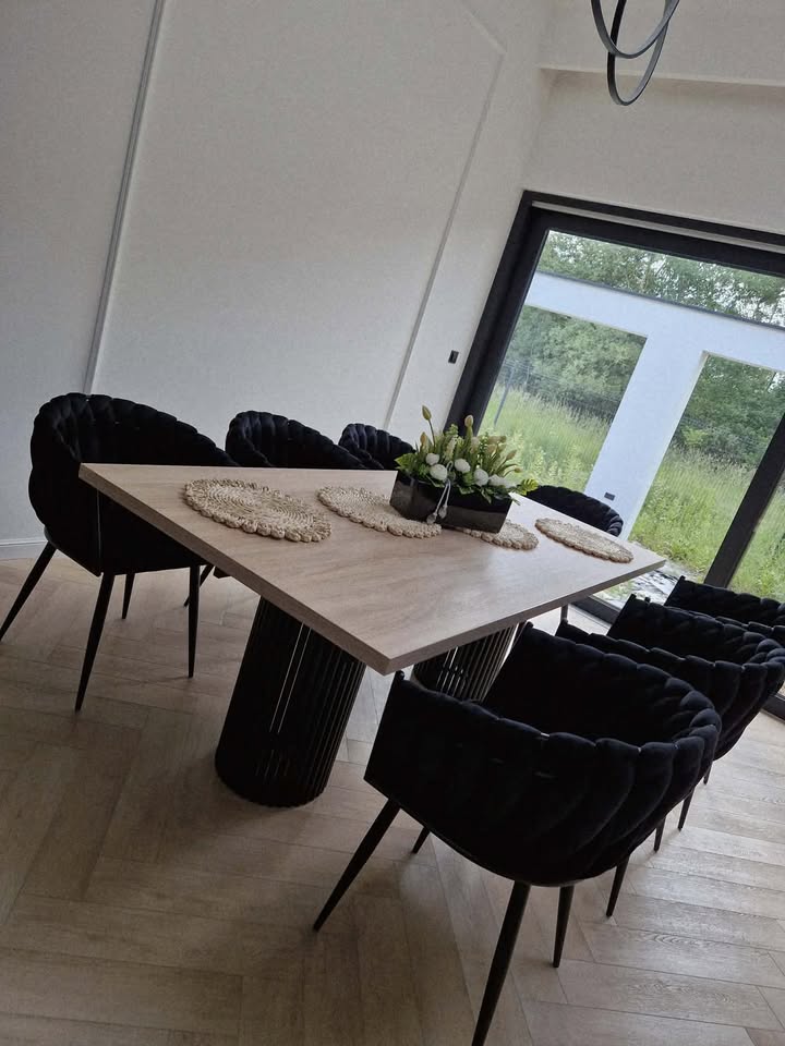 Stół rozkładany loftowy z blatem laminowanym Ankara - obrazek 3