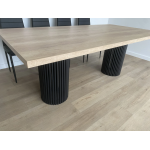 Stół rozkładany loftowy z blatem laminowanym Ankara – zdjęcie 7